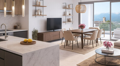 Programme immobilier neuf LA SUITE - Corenc réhabilitation avec vues sur Grenoble (38700) - Référence : 15424