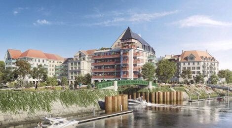 Programme immobilier neuf L'ARCHIPEL - Cormeilles-en-Parisis : Appartements studio–T5 avec terrasses, vues sur la Seine et proximité marina (95240) - Référence : 14631
