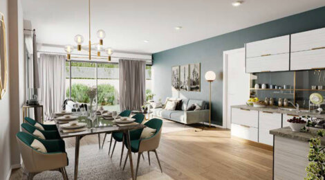 Programme immobilier neuf Domaine Naturé Seine - Cormeilles-en-Parisis : Appartements T2–T4 et maisons T3–T4 avec terrasses, panorama et façades en pierre au cœur d’un cadre exceptionnel (95240) - Référence : 14448