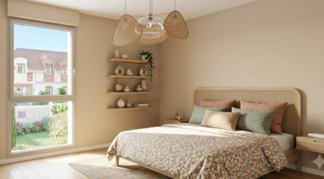 Programme immobilier neuf Domaine Naturé Seine - Cormeilles-en-Parisis : Appartements T2–T4 et maisons T3–T4 avec terrasses, panorama et façades en pierre au cœur d’un cadre exceptionnel (95240) - Référence : 14448