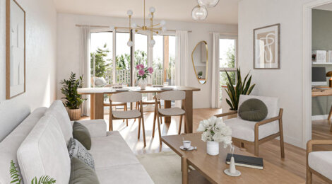 Programme immobilier neuf Les Terrasses des 3 Parcs - Coublevie proximité de la gare à 10 min (38500) - Référence : 15369