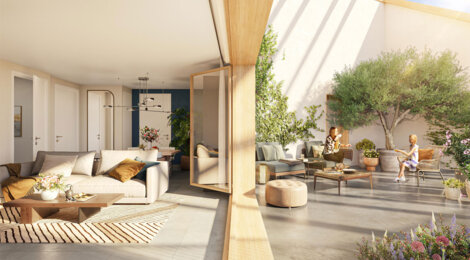 Programme immobilier neuf VINEA - Couchey : 18 appartements neufs T2–T4 à 18 min de Dijon centre (21160) - Référence : 14612