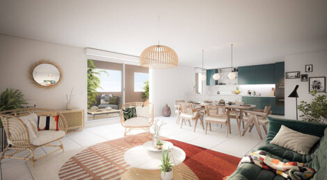 Programme immobilier neuf EVEIL - Coudoux : appartements et maisons neuves du 2 au 4 pièces en écoquartier La Plantade (13111) - Référence : 14441