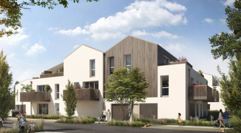 Programme immobilier neuf Balzane - Couëron : Appartements T2–T3 et maisons T4 avec terrasses, jardins privatifs et proximité bourg (44220) - Référence : 14749