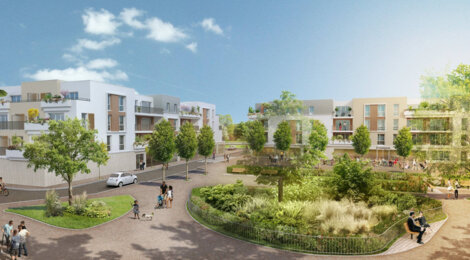 Programme immobilier neuf TERRASSES DE VAUX - Coulommiers : Appartements studio–T4 avec terrasses, jardins et RT2012 proche du centre-ville (77120) - Référence : 6109