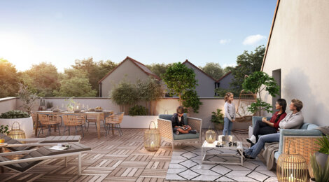 Programme immobilier neuf DOMAINE DES ORMES - Coupvray : Appartements studio–T5 avec label PassivHaus et cadre naturel proche du cœur de ville (77700) - Référence : 14198