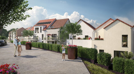 Programme immobilier neuf DOMAINE DES ORMES - Coupvray : Appartements studio–T5 avec label PassivHaus et cadre naturel proche du cœur de ville (77700) - Référence : 14198
