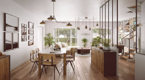 Programme immobilier neuf LES HAUTES MAISONS - 01 - Coupvray : Maisons T3–T5 et appartements studio–T5 avec jardins, terrasses et luminosité proche de la gare Marne-la-Vallée Chessy (77700) - Référence : 17143