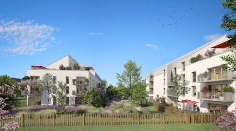 Programme immobilier neuf LES REFLETS DE NACRE - Courseulles-sur-Mer à quelques minutes à pied de la plage (14470) - Référence : 14527