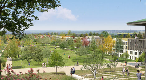 Programme immobilier neuf Le Parc Saint Ursin - Courseulles-sur-Mer maisons dans un cadre verdoyant (14470) - Référence : 18333
