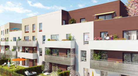 Programme immobilier neuf LES TERRASSES DE COURTRY - Courtry : 90 logements T1–T4 et villas terrasses avec balcons, terrasses et jardins près de l’Hôtel de Ville (77181) - Référence : 473