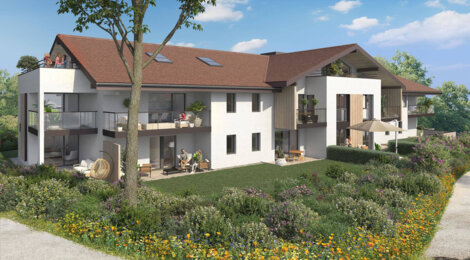 Programme immobilier neuf SOLARYS - Cranves-Sales : appartements neufs du 2 au 5 pièces proche du centre-ville (74380) - Référence : 14898