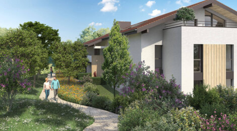 Programme immobilier neuf SOLARYS - Cranves-Sales : appartements neufs du 2 au 5 pièces proche du centre-ville (74380) - Référence : 14898