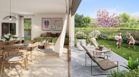 Programme immobilier neuf L'EMBELLIE - Craponne, maisons neuves et appartements à 10 km de Lyon et de ses commodités (69290) - Référence : 15945