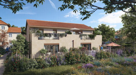 Programme immobilier neuf L'EMBELLIE - Craponne, maisons neuves et appartements à 10 km de Lyon et de ses commodités (69290) - Référence : 15945