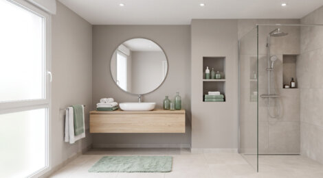 Programme immobilier neuf LE CLOS DE SAINT HERNOT - Crozon : Appartements T3 avec terrasses, parking sécurisé et proximité centre-bourg (29160) - Référence : 11506