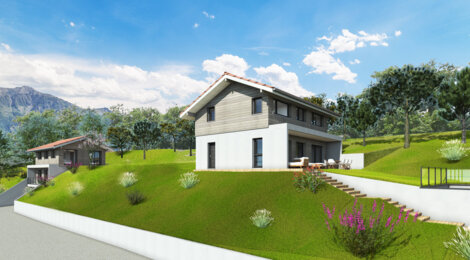 Programme immobilier neuf GRAND R - Cruseilles terrain à bâtir près du Lac des Dronières (74350) - Référence : 11260
