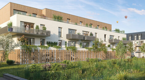 Programme immobilier neuf Le Sand - Cucq : appartements neufs du studio au T4 à 5 min du golf du Touquet (62780) - Référence : 15815