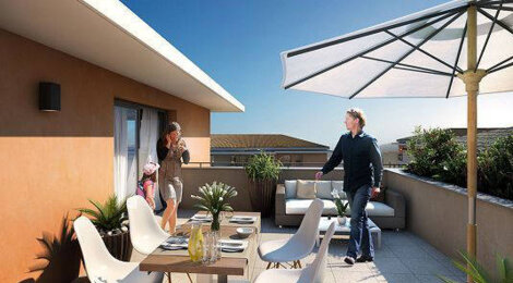 Programme immobilier neuf Le Domaine des Pins - Cuers : Appartements T2–T4 avec terrasses, salles de bain équipées et RT2012 proche de la gare et mairie (83390) - Référence : 11967