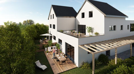Programme immobilier neuf DUO CCMI - Dachstein dans un environnement verdoyant (67120) - Référence : 8569