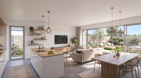 Programme immobilier neuf RIVAGES - Damgan appartements avec extérieurs près de la plage (56750) - Référence : 17999