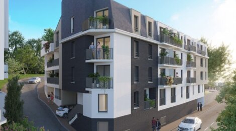 Programme immobilier neuf RESIDENCE LE SAPHIR - Darnétal au pied des  tramway T2 et T3 (76160) - Référence : 12028