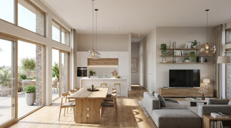 Programme immobilier neuf RESIDENCE LE SAPHIR - Darnétal au pied des  tramway T2 et T3 (76160) - Référence : 12028