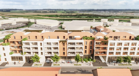 Programme immobilier neuf LINK - Dax à proximité immédiate du centre-ville (40100) - Référence : 17300