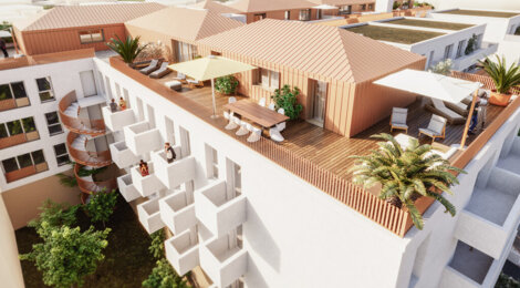 Programme immobilier neuf LINK - Dax à proximité immédiate du centre-ville (40100) - Référence : 17300