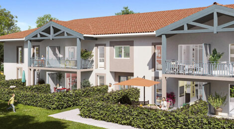 Programme immobilier neuf Le clos des Landes - Dax, appartements 2 et 3 pièces proches du centre-ville (40100) - Référence : 17583