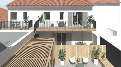 Programme immobilier neuf 21 Cours du Marechal Foch - Dax appartements neufs et réhabilités en centre-ville (40100) - Référence : 17633