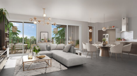 Programme immobilier neuf Deux cèdres - Dax cœur historique à deux pas des commerces (40100) - Référence : 13035