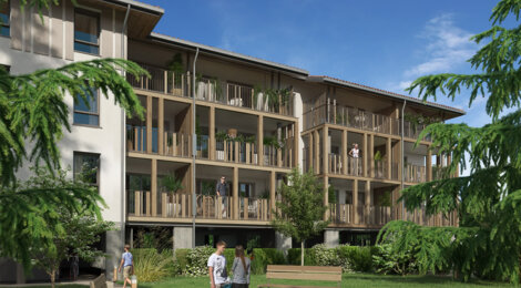 Programme immobilier neuf Deux cèdres - Dax cœur historique à deux pas des commerces (40100) - Référence : 13035