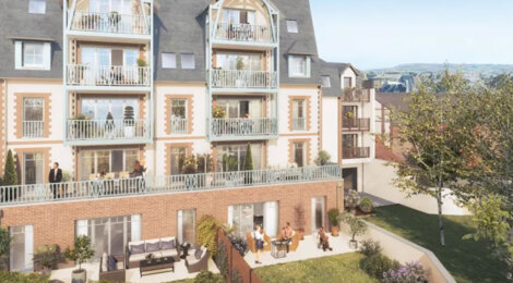 Programme immobilier neuf CADENCE - Deauville résidence neuve à 300 m de la Place Morny (14800) - Référence : 17308