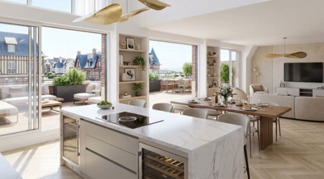 Programme immobilier neuf CADENCE - Deauville résidence neuve à 300 m de la Place Morny (14800) - Référence : 17308