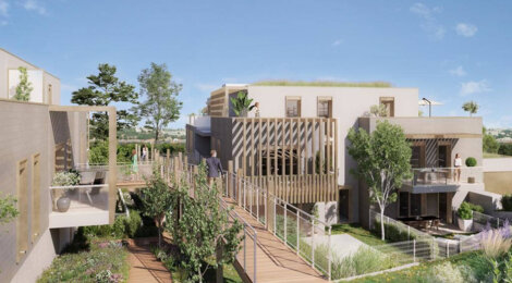 Programme immobilier neuf L'Écrin - Décines-Charpieu : Appartements T2–T5 avec terrasses, parking sécurisé et proximité commodités (69150) - Référence : 14773