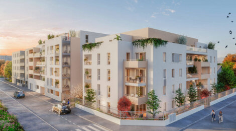 Programme immobilier neuf Décibel - Décines-Charpieu proche de Lyon Part-Dieu en tram T3 (69150) - Référence : 16079