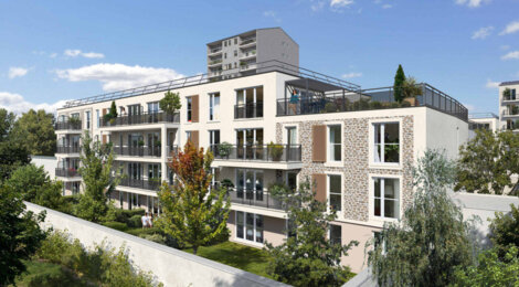Programme immobilier neuf Les Jardins d'Ormesson -  Deuil-la-Barre : appartements neufs du studio au 4 pièces à 400m de la gare (95170) - Référence : 15081