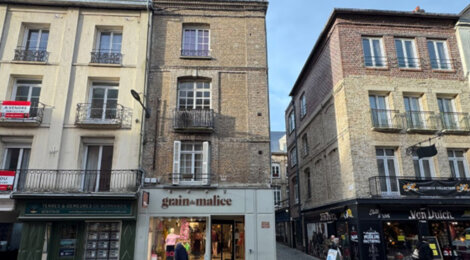 Programme immobilier neuf RUE DE LA BARRE - Dieppe appartement à rénover au cœur des rues commerçantes (76200) - Référence : 17347