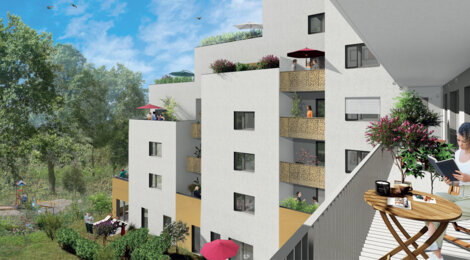 Programme immobilier neuf PARC AVENUE - Dijon : 182 logements étudiants du studio au T5 à 2 pas du tramway T2 Junot (21000) - Référence : 14629