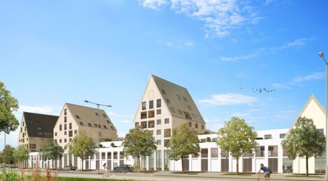 Programme immobilier neuf DIJON - BILOBA BAT D - Dijon : 76 appartements neufs du studio au 4 pièces à 15 min du parc de la Colombière (21000) - Référence : 14635