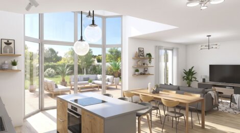 Programme immobilier neuf DIJON - BILOBA BAT D - Dijon : 76 appartements neufs du studio au 4 pièces à 15 min du parc de la Colombière (21000) - Référence : 14635