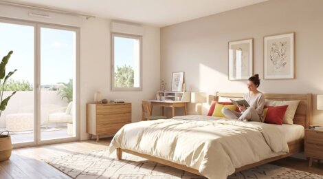 Programme immobilier neuf DIJON - BILOBA BAT D - Dijon : 76 appartements neufs du studio au 4 pièces à 15 min du parc de la Colombière (21000) - Référence : 14635