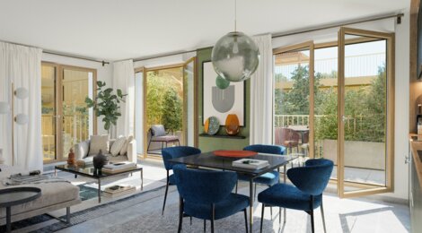 Programme immobilier neuf MELLONA - Dijon : appartements neufs du studio au T5 à 500 m de l’Île aux Canards (21000) - Référence : 14625