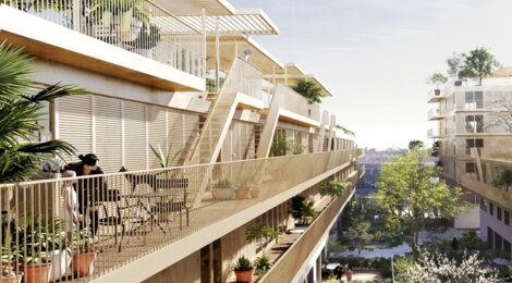 Programme immobilier neuf MELLONA - Dijon : appartements neufs du studio au T5 à 500 m de l’Île aux Canards (21000) - Référence : 14625