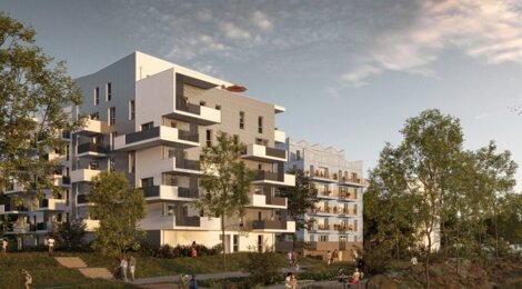 Programme immobilier neuf EVORA PARK - Dijon : appartements neufs du studio au T5 dans le quartier Chevreul (21000) - Référence : 14623