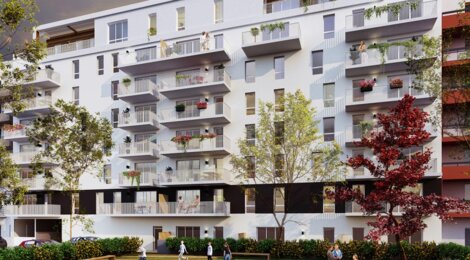 Programme immobilier neuf Philharmonia - Dijon : Appartements studio–T4 avec rooftops, jardin intérieur et parking proche du tramway Grésilles (21000) - Référence : 14402