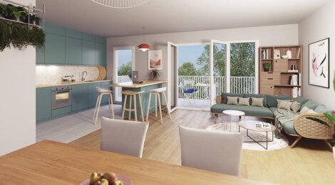 Programme immobilier neuf Philharmonia - Dijon : Appartements studio–T4 avec rooftops, jardin intérieur et parking proche du tramway Grésilles (21000) - Référence : 14402