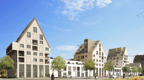 Programme immobilier neuf BILOBA - ACCESSION ABORDABLE - Dijon : Appartements studio–T4 avec toits-terrasses, cuisines équipées et écoquartier proche des commerces (21000) - Référence : 14632