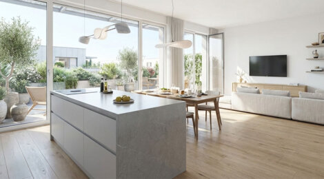 Programme immobilier neuf GARDEN STATE - BAT E - TERRAZZA - Dijon au pied du tram Nation dans un cadre paisible (21000) - Référence : 17229